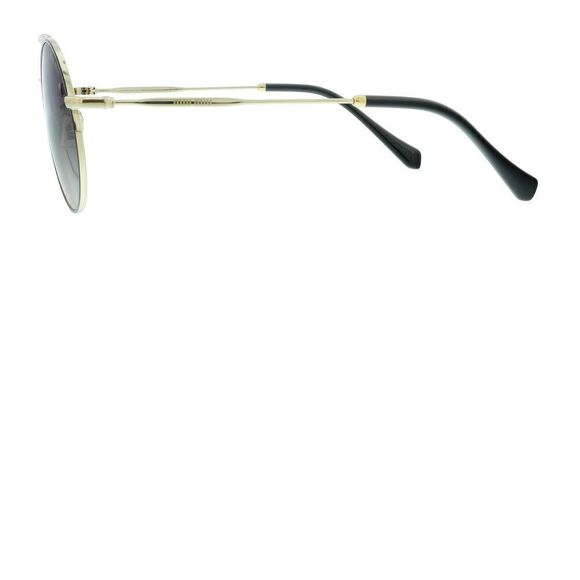 Miu Miu 0MU 52VS AAVGR0 Pale Gold Round Sunglasses